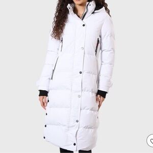 Canali Women's Elegant White Puffer Coat